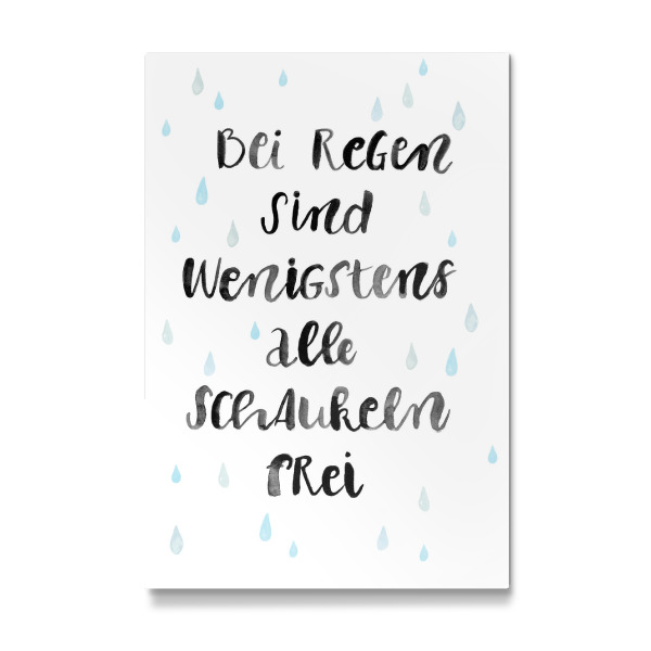 Galerie-Print "Schaukeln im Regen" 30x20 cm artboxONE
