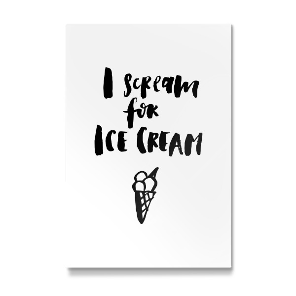 Galerie-Print "I Scream For Ice Cream" 30x20 cm artboxONE