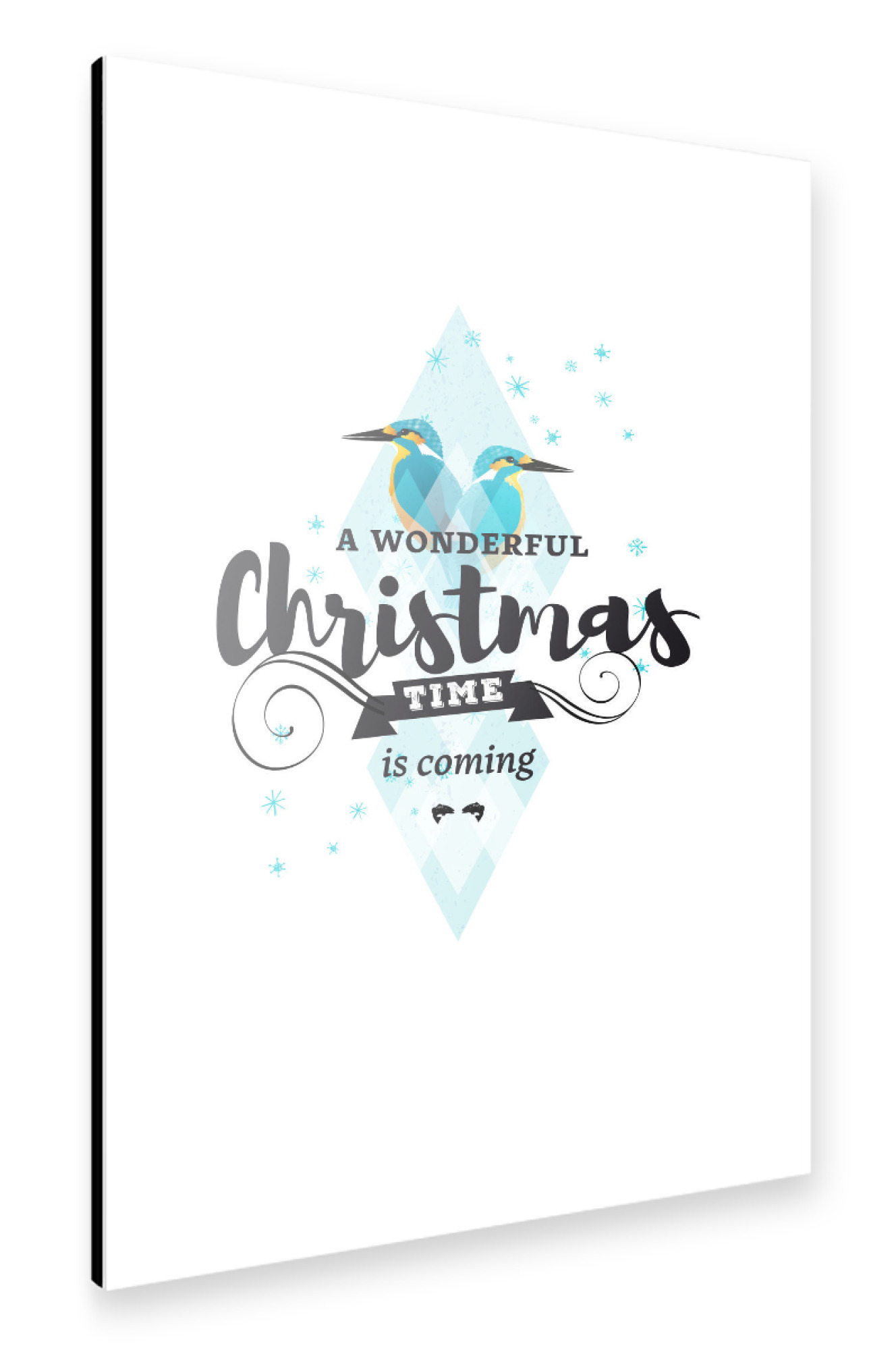 Alu-Dibond "A Wonderful Christmas Time" 75x50 cm artboxONE