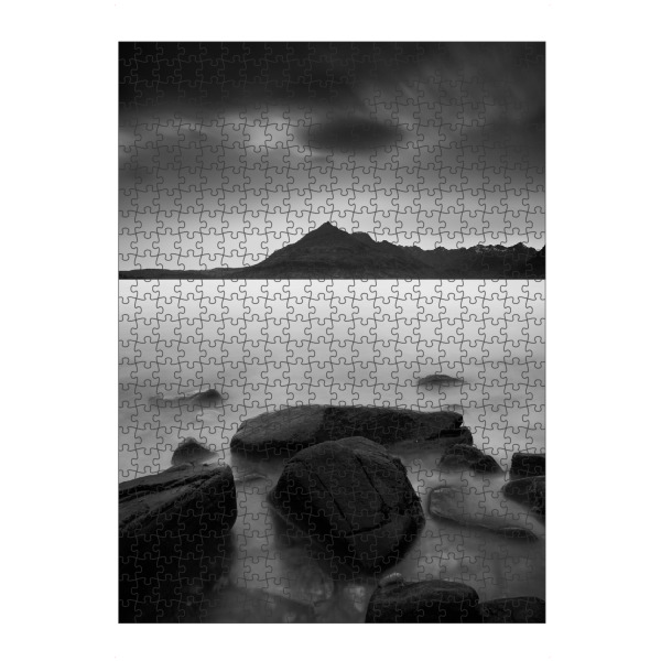 Puzzle Ravensburger "Impression of Elgol I" artboxONE - Natur,Reise,Schwarzweiß,Reise / Strand und Meer,Stillleben,Reise / Länder