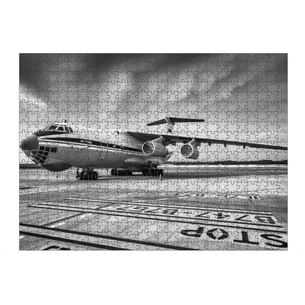 Puzzle Ravensburger "SILVER BIRD" artboxONE - Schwarzweiß,Retro