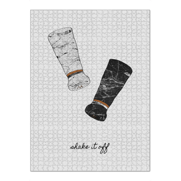 Puzzle Ravensburger "Shake It Off" artboxONE - Typografie,Essen & Trinken,Schwarzweiß,Musik,Marmor