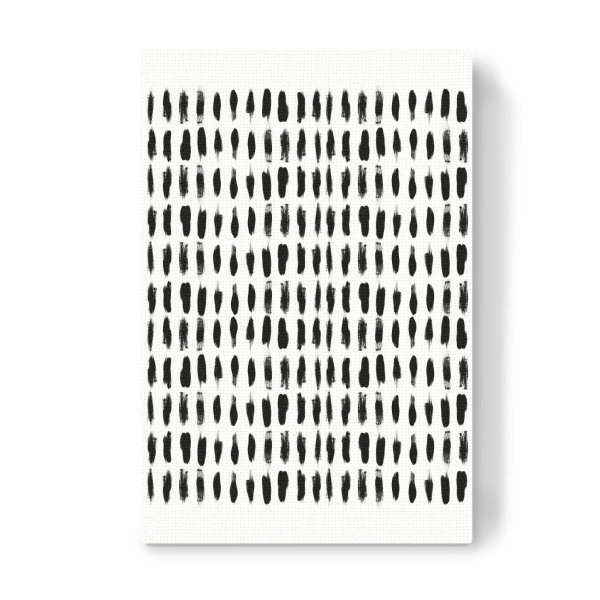 Leinwandbild "Monochrome Brushstrokes" artboxONE - Schwarzweiß