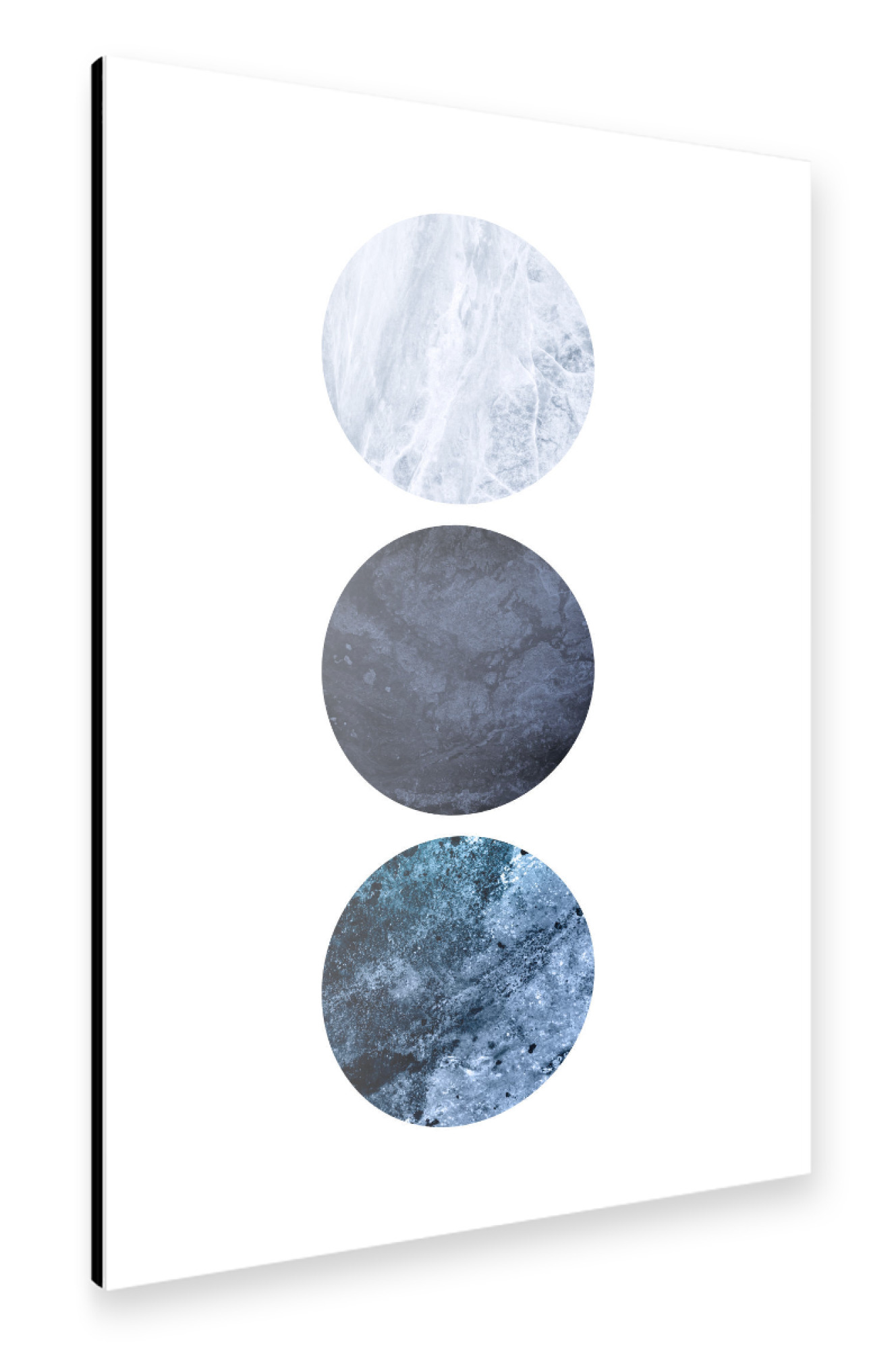 Alu-Dibond "Blue Minimalism" 30x20 cm artboxONE