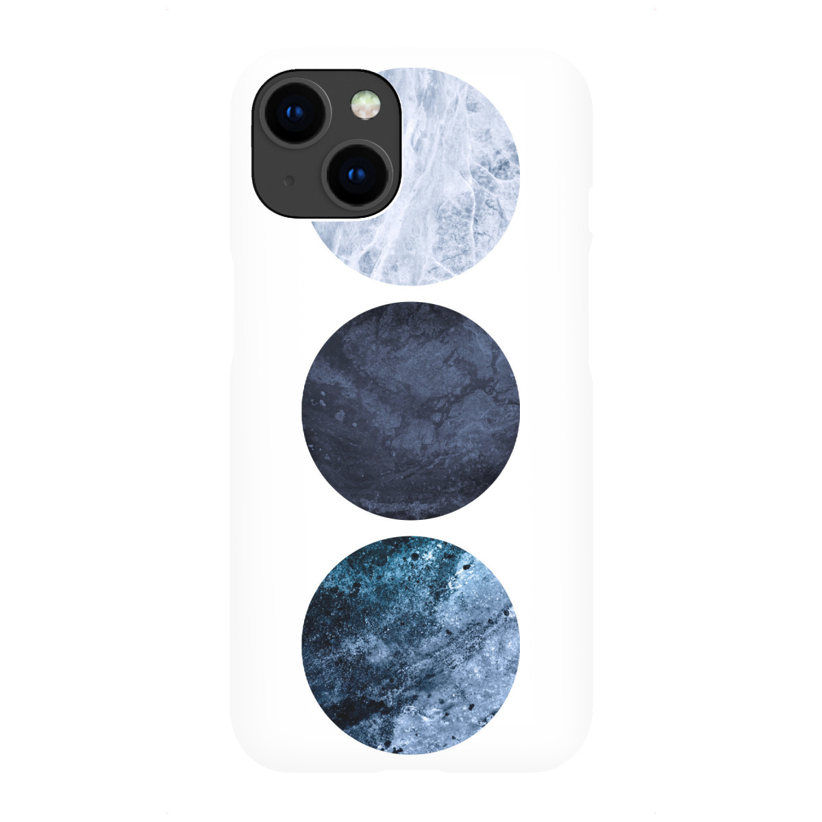 "Blue Minimalism"für iPhone - Premium-Case Handyhülle artboxONE