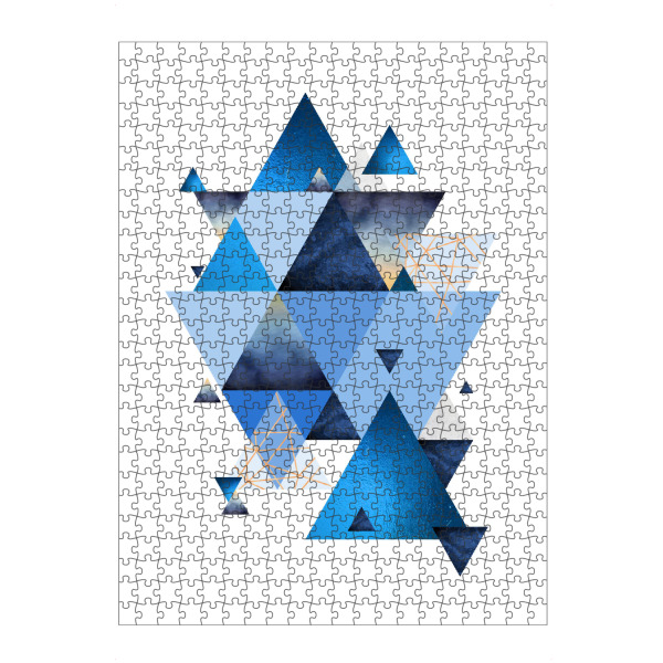 artboxONE Puzzle "Geometric Blue Vibe" artboxONE - Geometrie