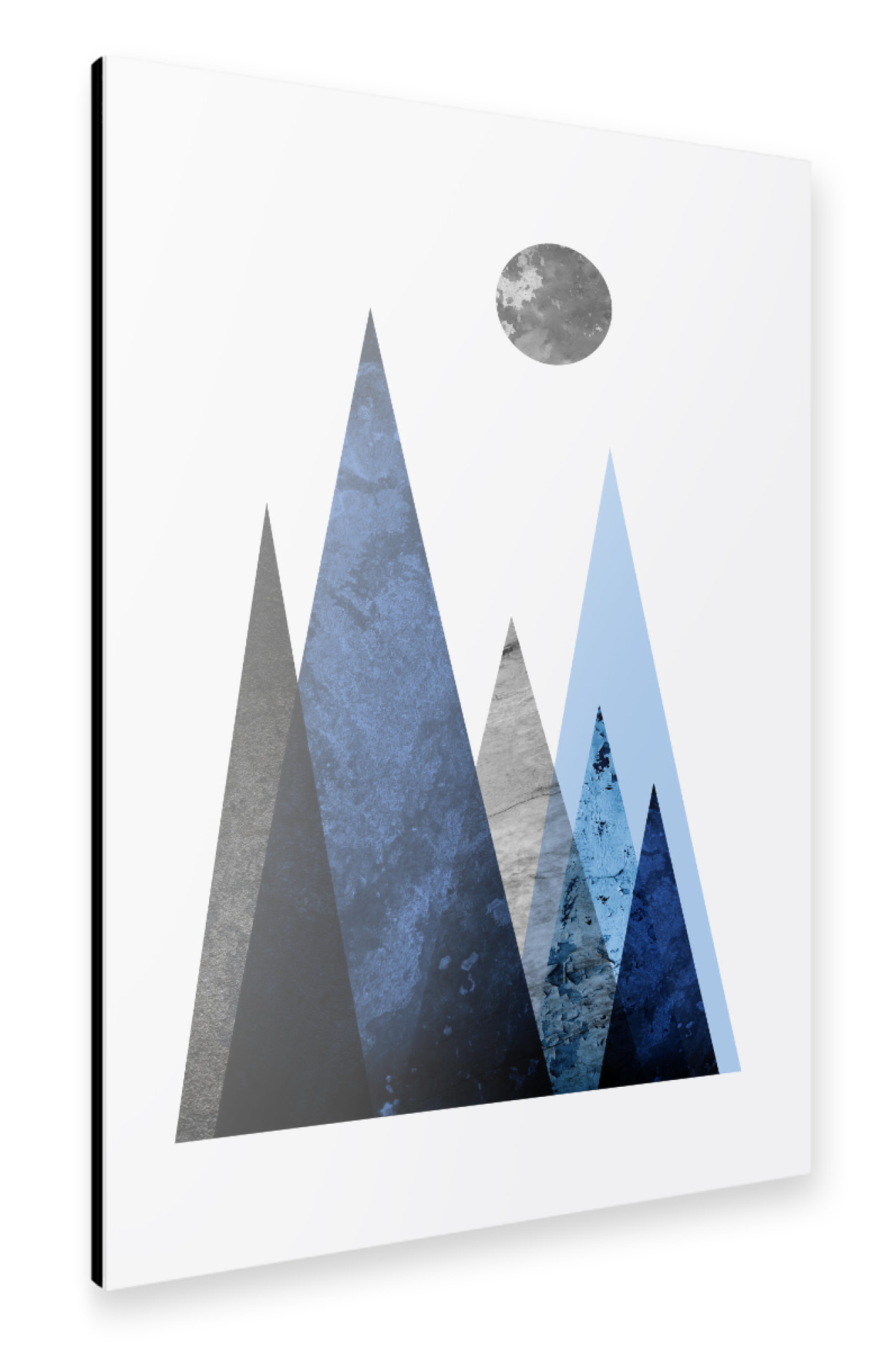 Alu-Dibond "Nordic Mountain Scene 2" 30x20 cm artboxONE