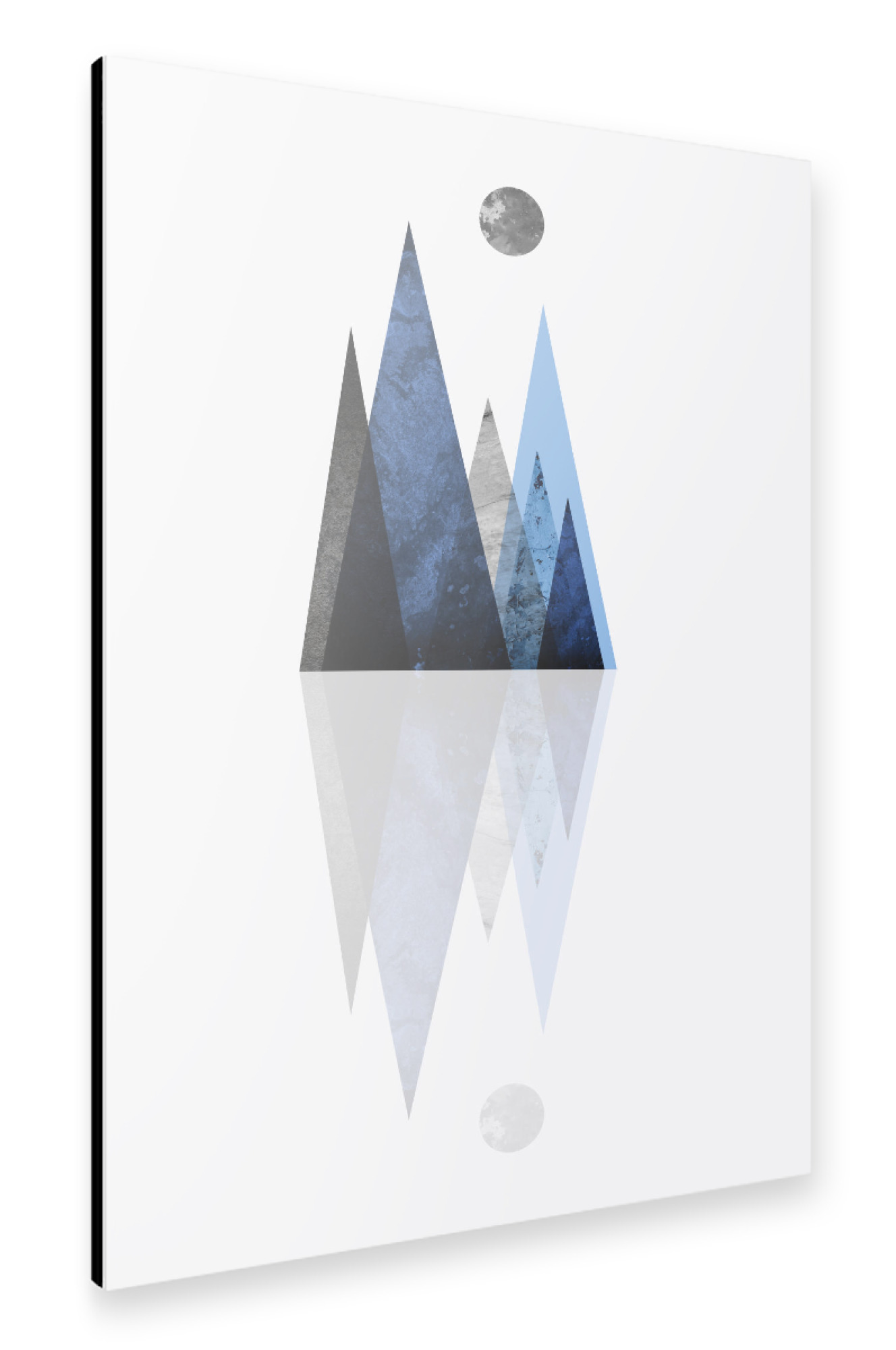 Alu-Dibond "Nordic Mountain Reflection 2" 75x50 cm artboxONE