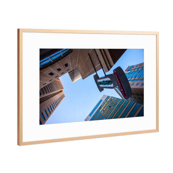 Poster mit Rahmen Kupfer "Gebäude in Dubai" artboxONE - Architektur,Städte / Dubai