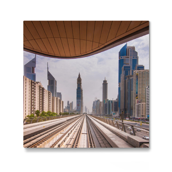Galerie-Print "Dubai Metro" 30x30 cm artboxONE