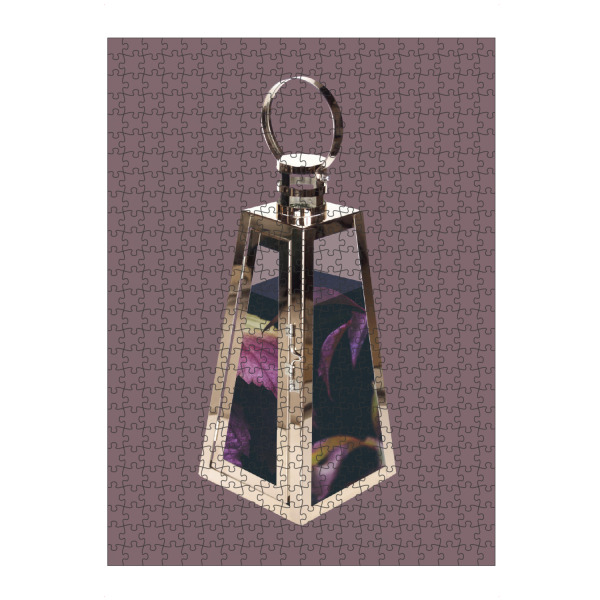 Puzzle Ravensburger "Nature Lamp" artboxONE - Natur,Floral - Surrealismus,Laterne,Herbst,Blätter,Natur,Fotomontage,Leaf - Bild Surrealismus