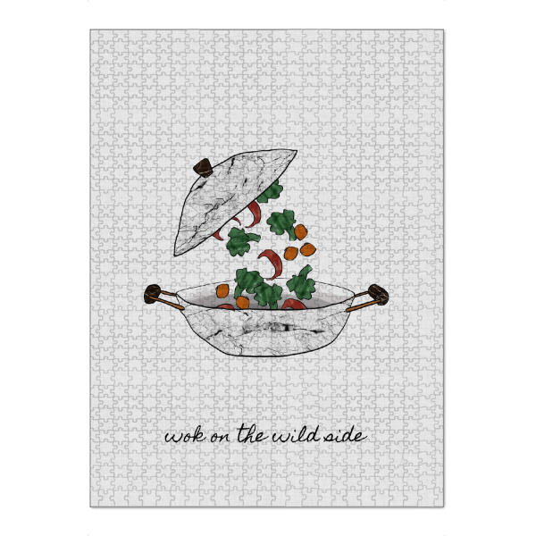 Puzzle Ravensburger "Wok on the Wild Side" artboxONE - Typografie,Essen & Trinken,Musik,Lustig