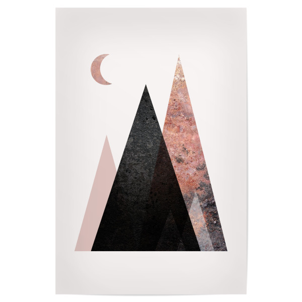 Poster "Scandinavian Mountain Scene" artboxONE - Natur