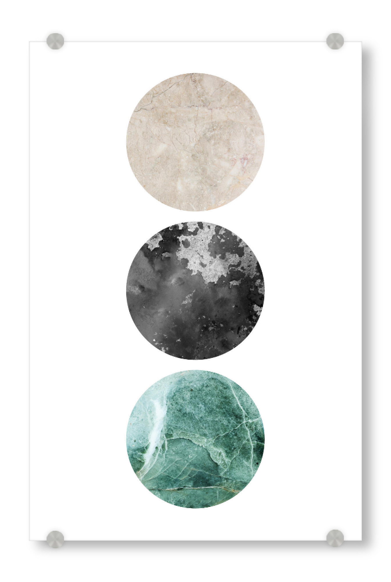 Acrylglasbild "Minimalist Circles" artboxONE - Geometrie