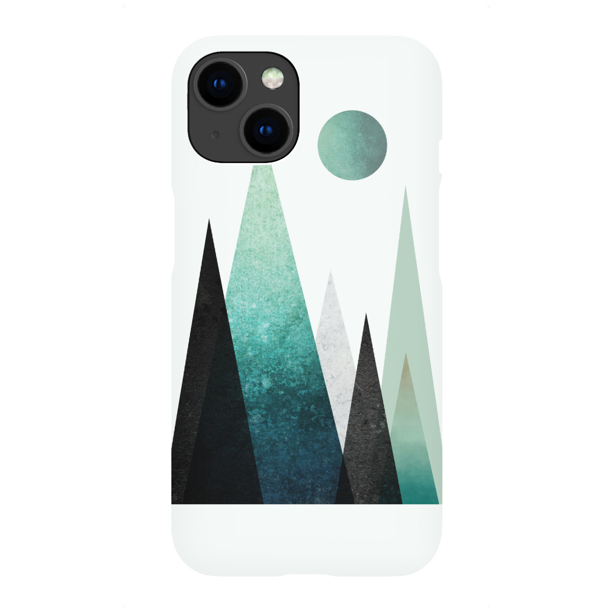 iPhone "Nordic Mountain Scene" Premium-Case Handyhülle artboxONE