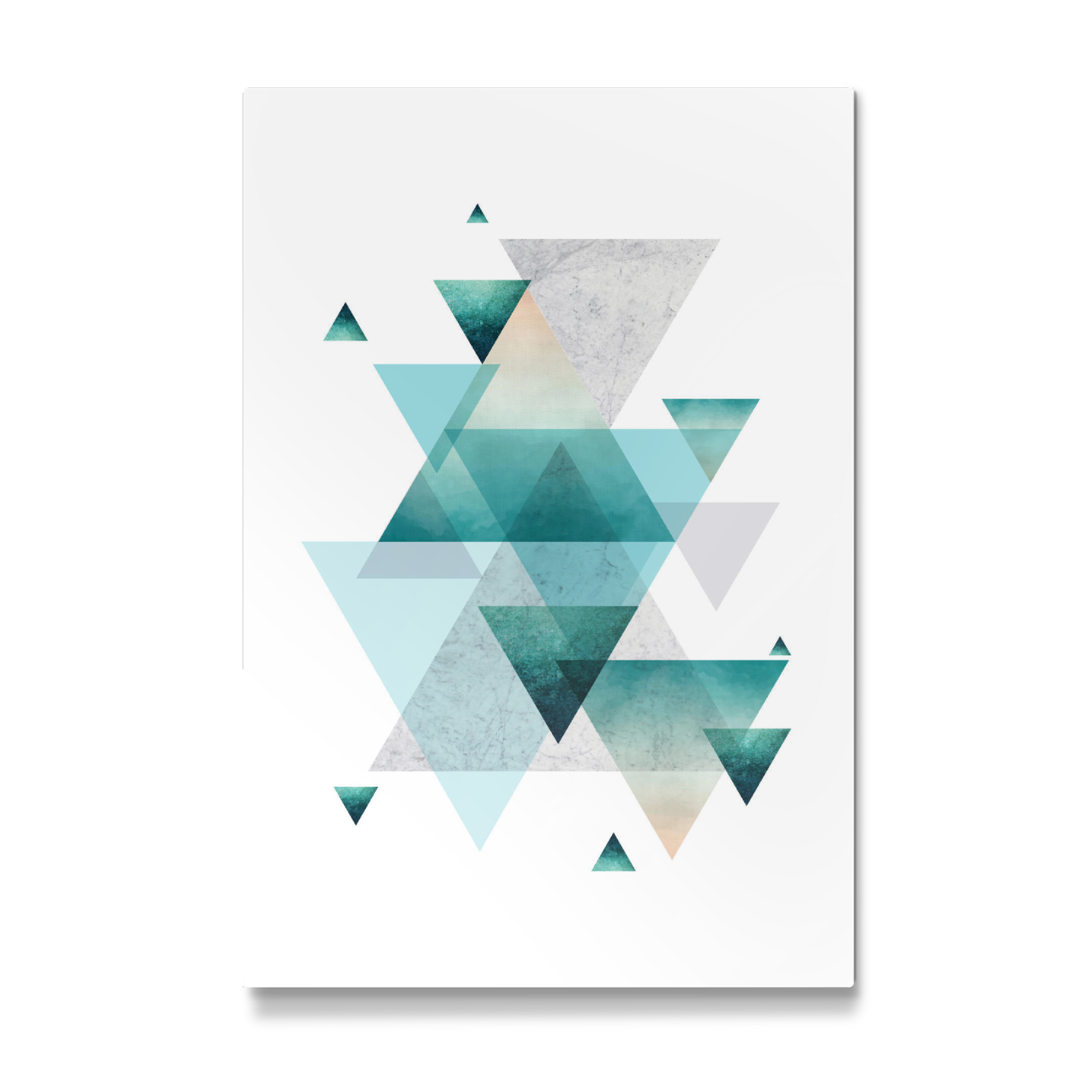 Galerie-Print "Geometric Vibe in Aqua" 75x50 cm artboxONE