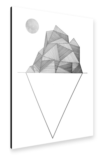 Alu-Dibond "Eisberg I" 30x20 cm artboxONE