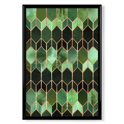 Stained Glass 5 - Forest Green