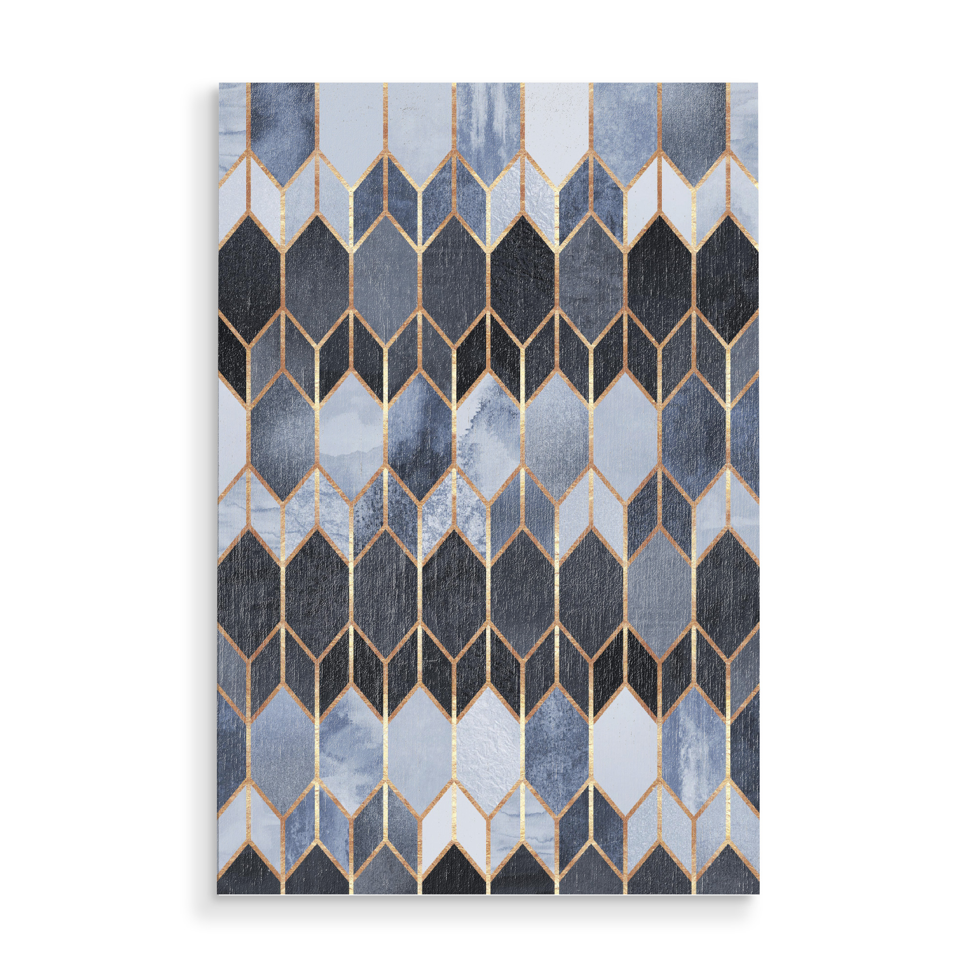 Holzbild "Stained Glass 4" artboxONE - Abstrakt,Geometrie