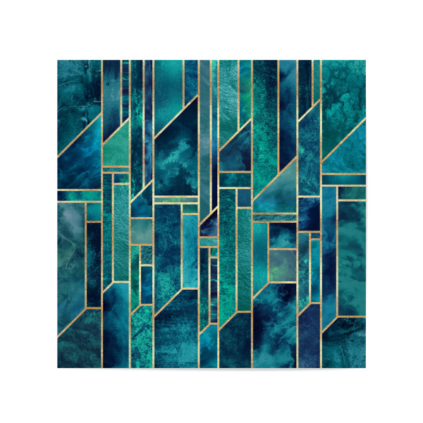 Poster 20x20 cm "Blue Skies" artboxONE - Abstrakt,Geometrie