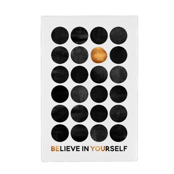 Holzbild "Be You" artboxONE - Typografie