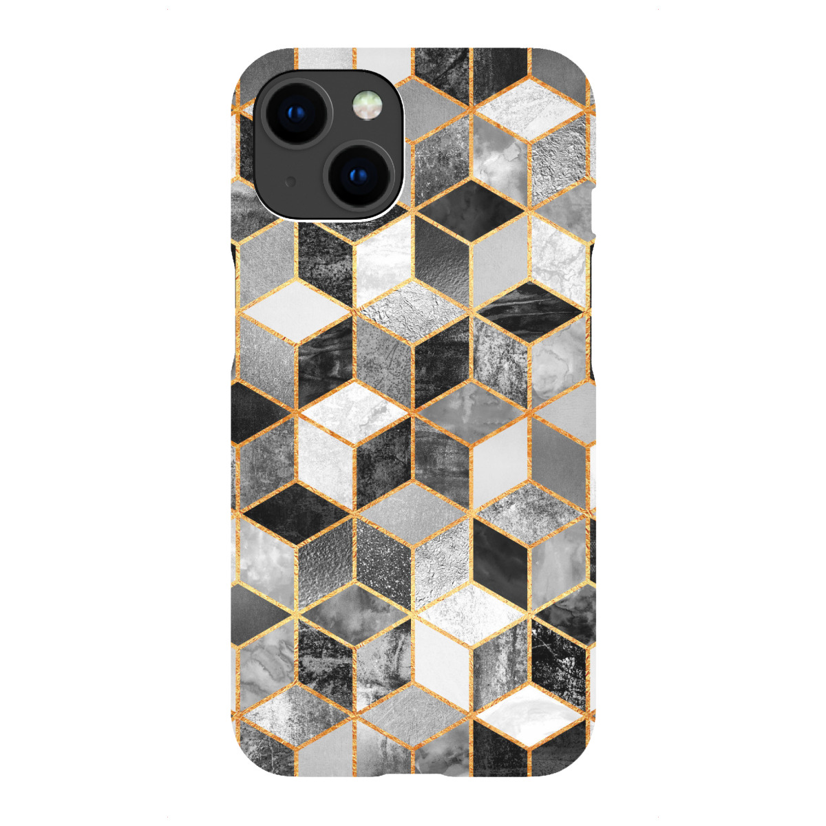 iPhone "Black & White Cubes" Premium-Case Handyhülle artboxONE