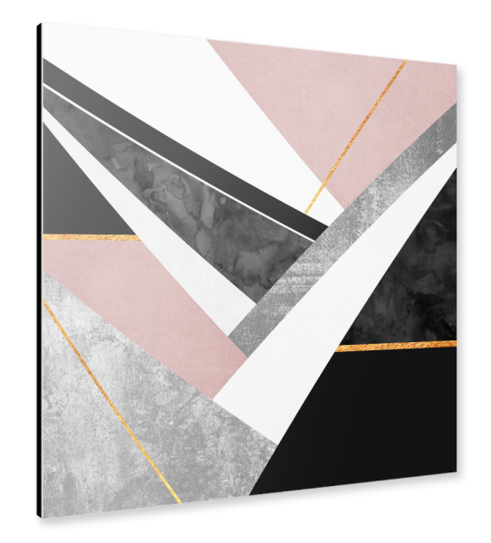 Alu-Dibond "Lines & Layers" 30x30 cm artboxONE