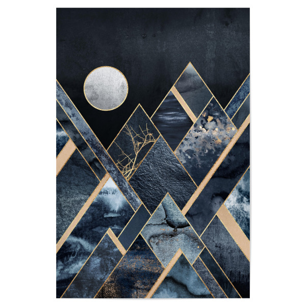 Poster 30x20 cm "Stormy Mountains" artboxONE - Natur,Abstrakt