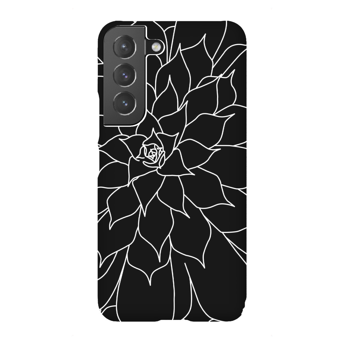 "Black and White Succulent"für Samsung Galaxy - Premium-Case Handyhülle artboxONE