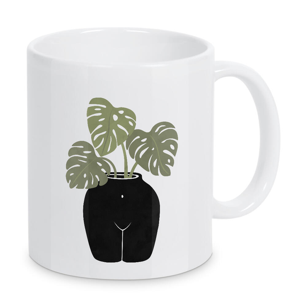 Tasse "Körperberuhigende Vase" artboxONE - Natur,Floral,Abstrakt,Menschen,Lustig
