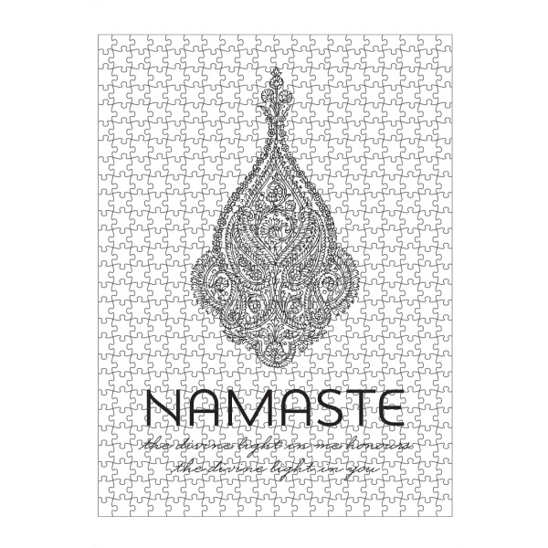 artboxONE Puzzle "Namaste Mehndi" artboxONE - Typografie - Namaste,Yoga,Mehndi - Bild namaste