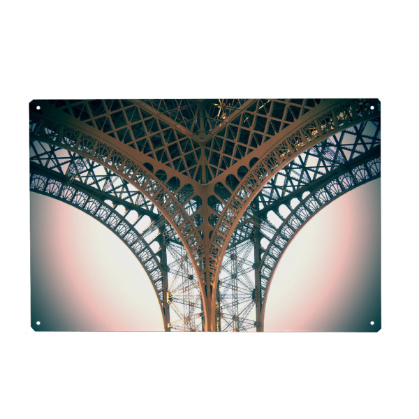 Holzbild "Eiffel Tower Paris 6" artboxONE - Architektur,Städte / Paris - Paris,France,Fotografie,Photography,Eiffel tower,Architecture,Architektur