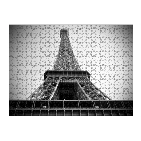 Puzzle Ravensburger "Eiffel Tower Paris 3" artboxONE - Städte,Reise,Schwarzweiß,Architektur,Städte / Paris