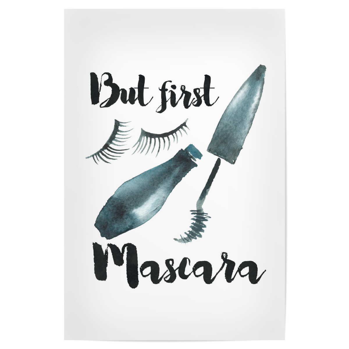 But First Mascara Als Poster Bei Artboxone Kaufen