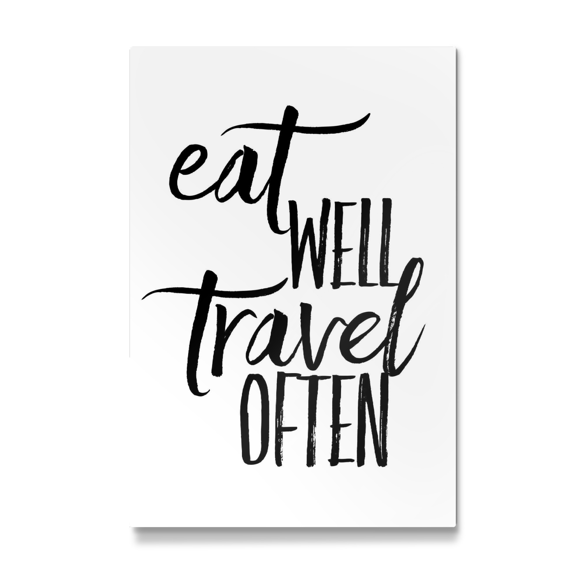 Galerie-Print "Eat Well Travel Often 2" 75x50 cm artboxONE