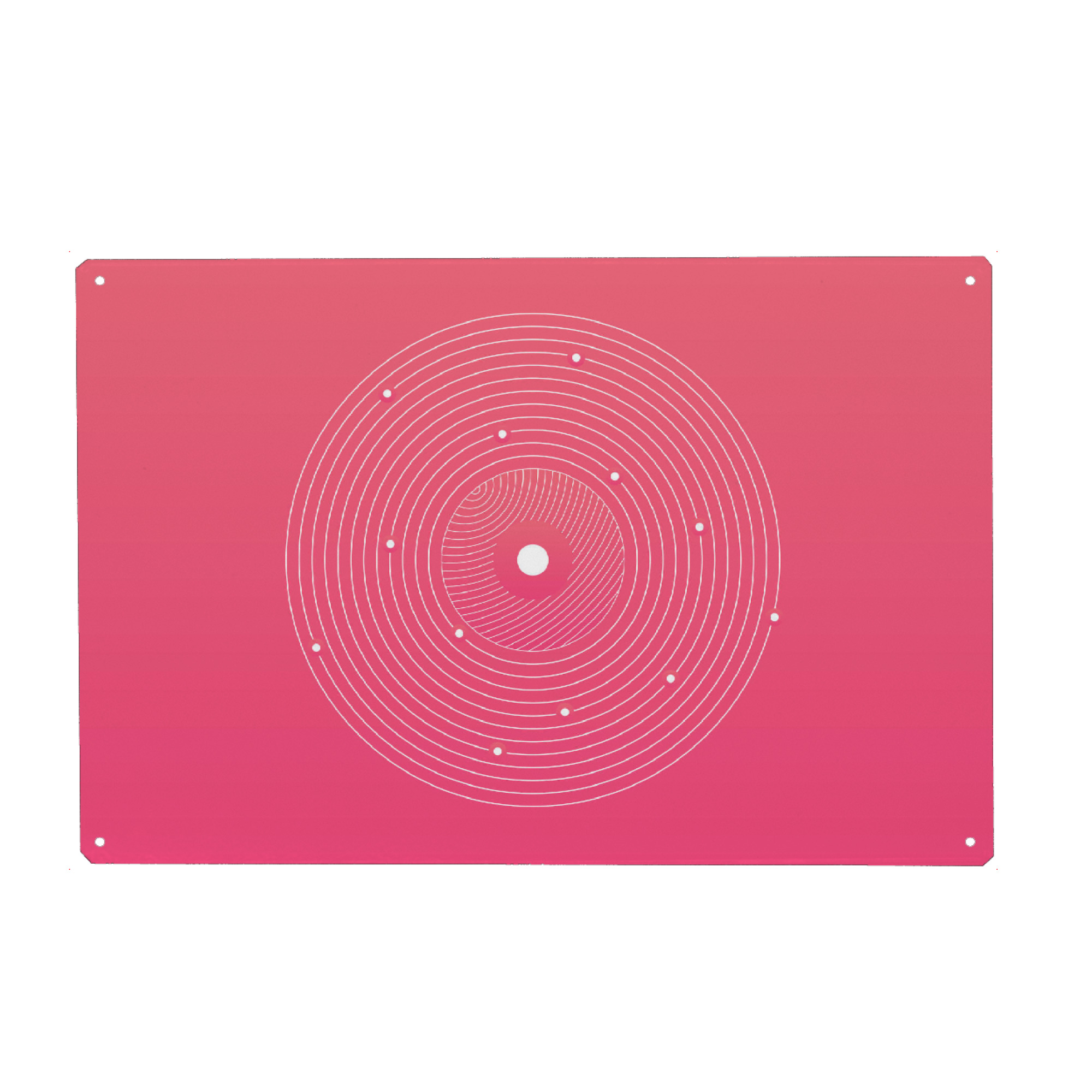 Holzbild "PINK COSMOS" artboxONE - Abstrakt,Geometrie - Pink,Cosmos,Circle,Cover,Space,Gradient,Abstract