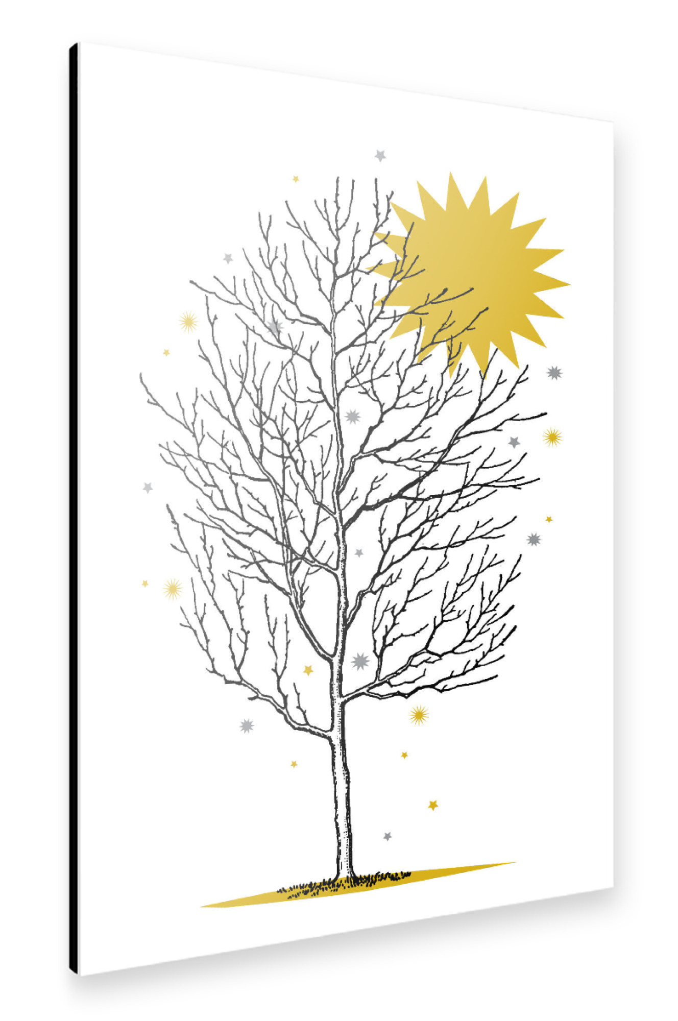 Alu-Dibond "Wintersonne" 30x20 cm artboxONE