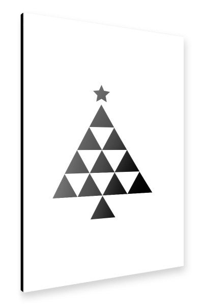 Alu-Dibond "Motiv Tannenbaum" 30x20 cm artboxONE
