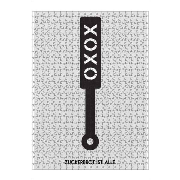 artboxONE Puzzle "Zuckerbrot & Peitsche" artboxONE - Typografie - Zuckerbrot,Peitsche,Spruch,Humor,Lustig - Bild zuckerbrot