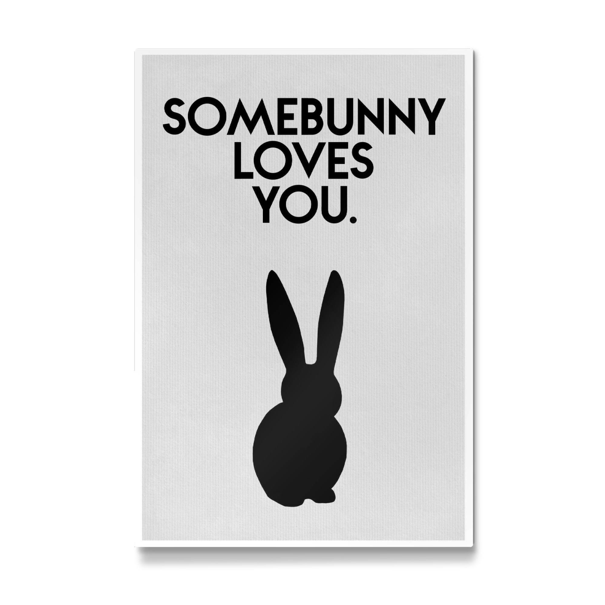Galerie-Print "Somebunny Loves You" 75x50 cm artboxONE