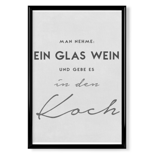 Ein Glas Wein