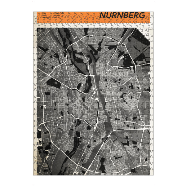 artboxONE Puzzle "Stadtkarte Nürnberg" artboxONE - Städte,Reise,Kartografie