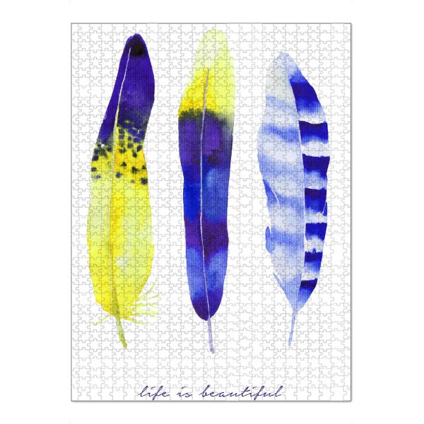 Puzzle Ravensburger "Life Is Wonderful" artboxONE - Typografie,Natur,Für Kinder,Abstrakt,Liebe