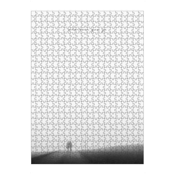 artboxONE Puzzle "Wherever You Go" artboxONE - Typografie,Natur,Reise,Abstrakt,Menschen,Schwarzweiß,Liebe - Strasse,Schwarzweiß - Bild strasse