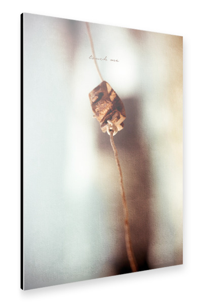 Alu-Dibond "Touch Me" 30x20 cm artboxONE