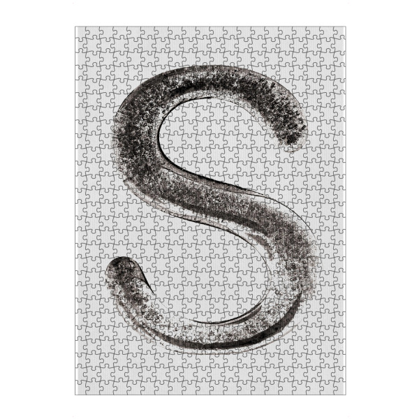 Puzzle Ravensburger "Superman 3000" artboxONE - Typografie,Film,Comic,Abstrakt,Schwarzweiß,Fiktion