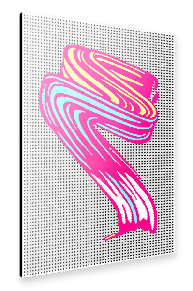 Alu-Dibond "Galactic Swoosh" 30x20 cm artboxONE