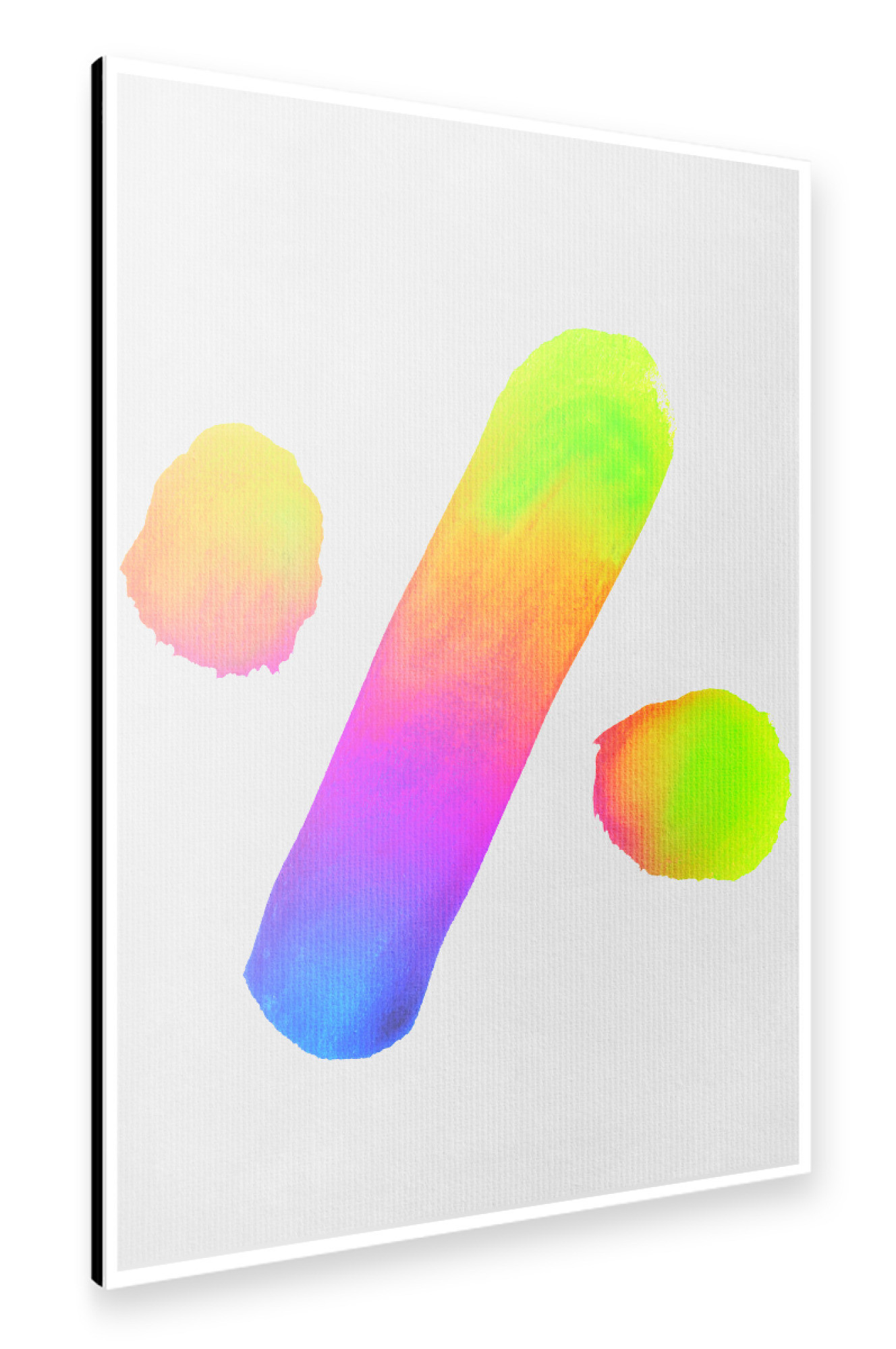 Alu-Dibond "Aquarell No.7" 30x20 cm artboxONE