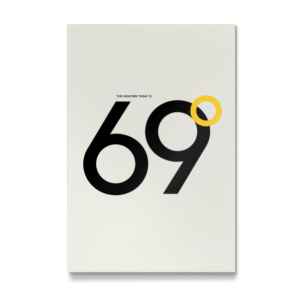Galerie-Print "69 Degrees" 30x20 cm artboxONE