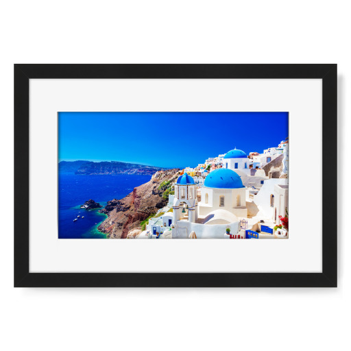 Oia town on Santorini island, Greece